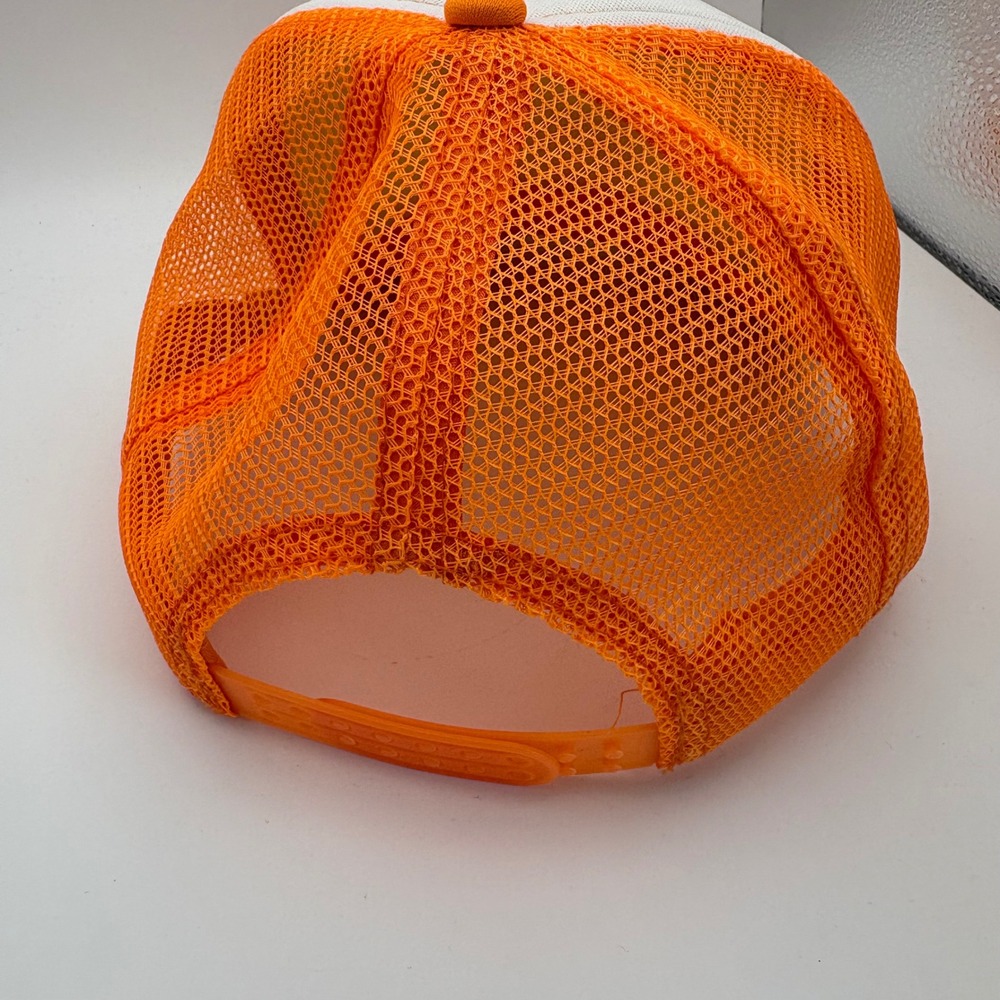 Pokémon Kids One Size Trucker Hat Orange Flareon Graphic Snapback - Picture 6 of 6